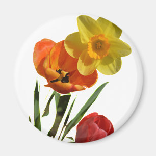 Tulpen und Blume Magnet