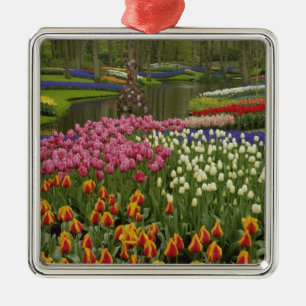 Tulpen- und Hyazinthen-Garten, Keukenhof-Gärten, Ornament Aus Metall