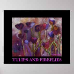 TULPEN UND LEUCHTKÄFER - DRUCK POSTER