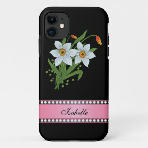 Tulpen und Narzissen Rosa personalisierter Name title_seo2