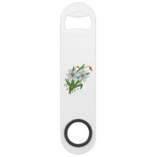 Tulpen und Osterglocken Blumen Speedflaschenöffner