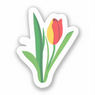 Tulpenblume Süße Blüten Aufkleber