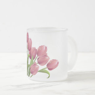 Tulpenblütenmarke Mattglastasse