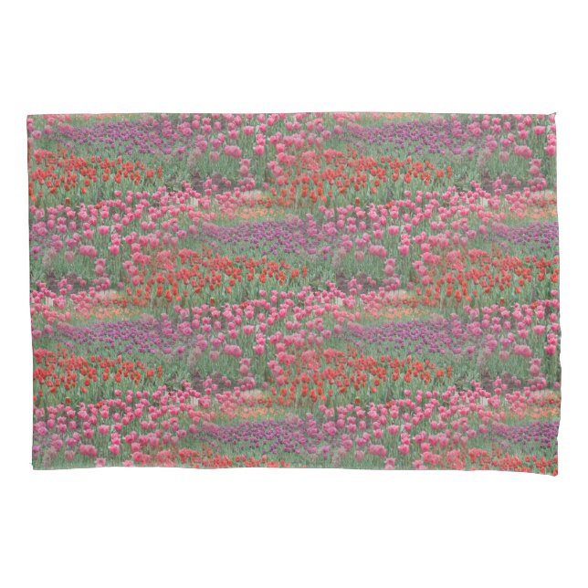 Tulpenfeld Kissenbezug (Vorderseite)