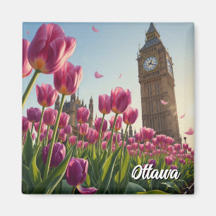 Tulpenfest in Ottawa Kanada Reise Magnet