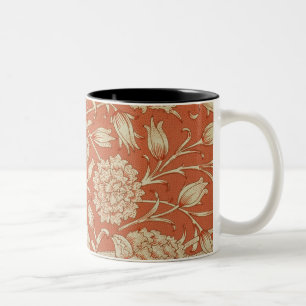 Tulpetapetenentwurf, 1875 zweifarbige tasse