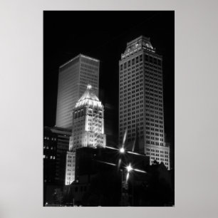 Tulsa nach dunklem Schwarzweiss, 2010 Poster