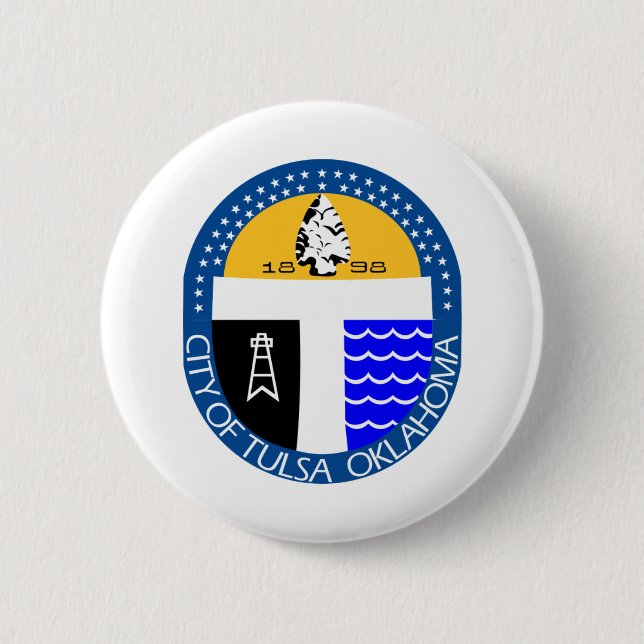 Tulsa, Oklahoma Button (Vorderseite)