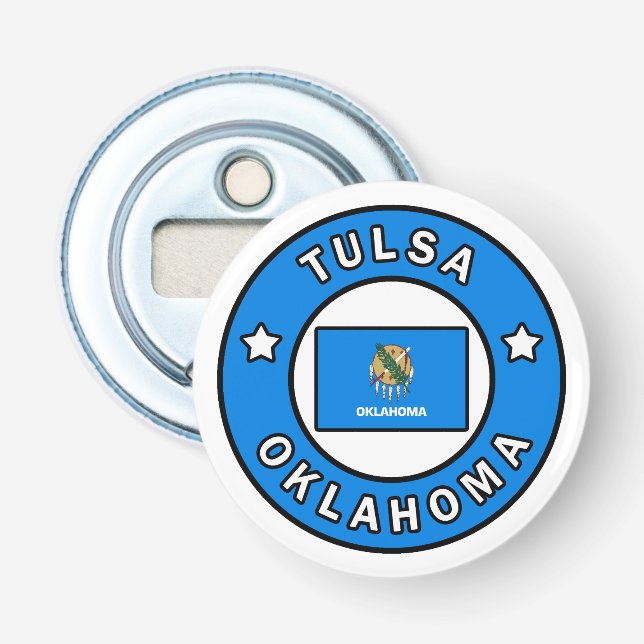 Tulsa Oklahoma Flaschenöffner (Vorderseite)