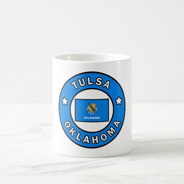 Tulsa Oklahoma Kaffeetasse (Mittel)