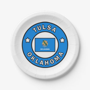 Tulsa Oklahoma Pappteller