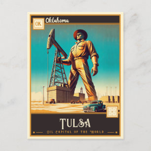 Tulsa, Oklahoma   Vintage Postkarte