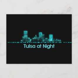 Tulsa Skyline Postkarte