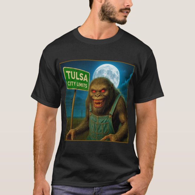 TULSA-T - SHIRT - "TERROR STRIKES TULSA" (Vorderseite)