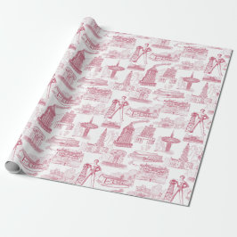 Tulsa Toile Wrapping Paper Roll Geschenkpapier