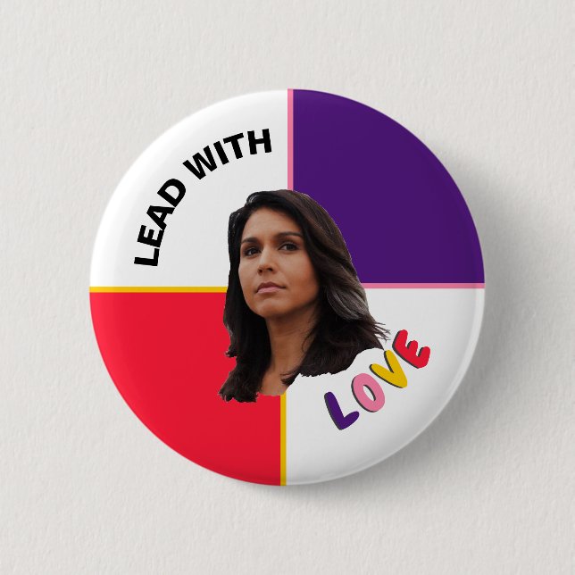 Tulsi Gabbard 2020 Button (Vorderseite)