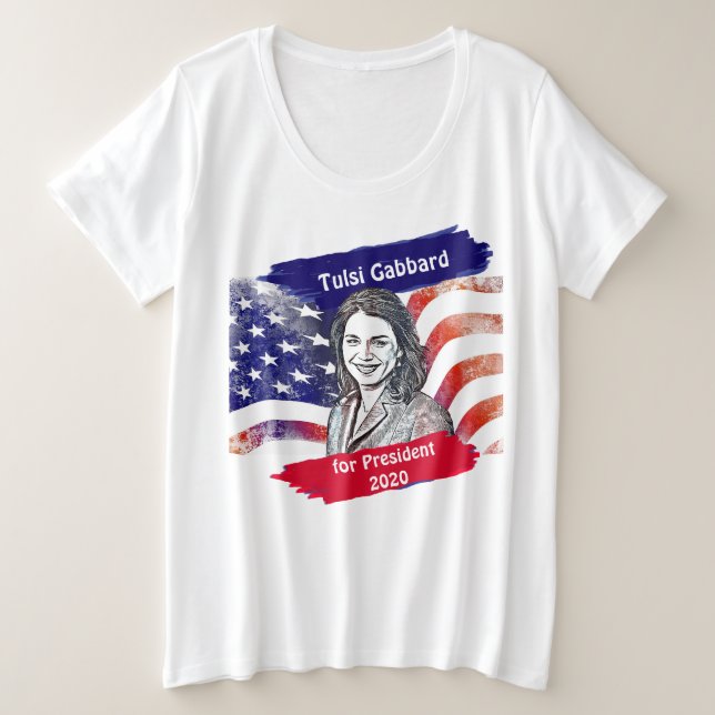 Tulsi Gabbard pour l'élection présidentielle de 20 (Design devant)