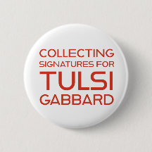 Tulsi sammelt Signaturen Round Button