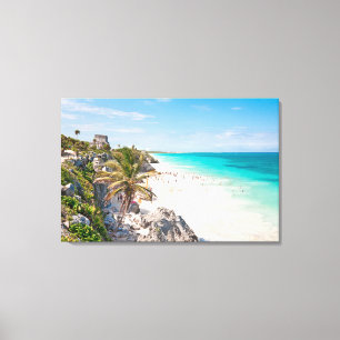 Tulum Beach Leinwanddruck
