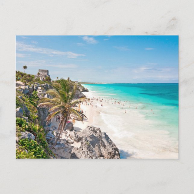 Tulum Beach Postkarte (Vorderseite)