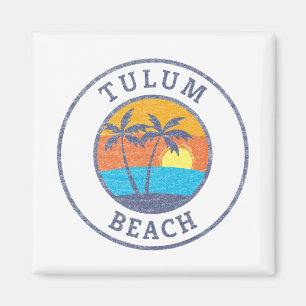 Tulum Beach, Riviera Maya verblasster klassischer Magnet