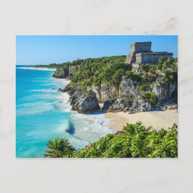Tulum Mayan Ruins Postkarte (Vorderseite)