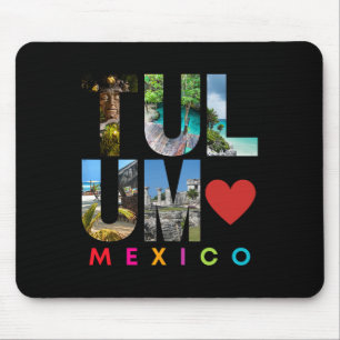 Tulum Mexico 2022 Ferien Beach Matching Family G Mousepad