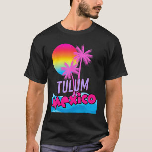 Tulum Mexico Boho Urlaub Kreuzfahrt Vintager Sonne T-Shirt