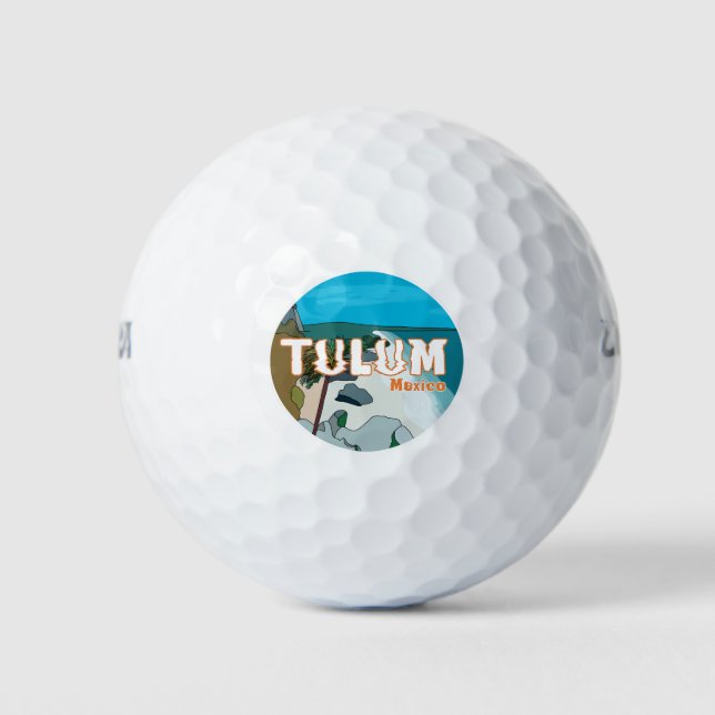 Tulum Mexico Großartige Geschenkidee Golfball (Vorderseite)