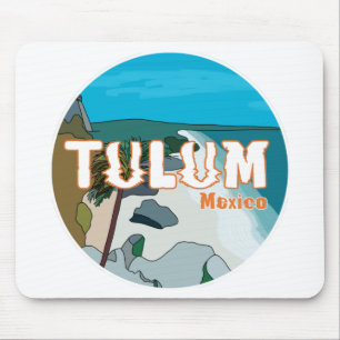Tulum Mexico Großartige Geschenkidee Mousepad