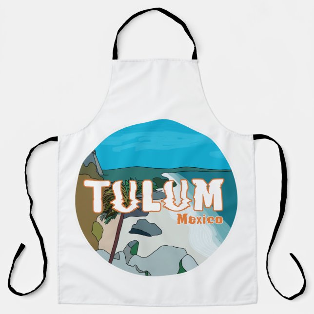 Tulum Mexico Großartige Geschenkidee Schürze (Vorderseite)
