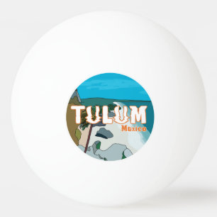 Tulum Mexico Großartige Geschenkidee Tischtennisball