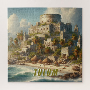 Tulum Mexico Landscape Vintage Reise