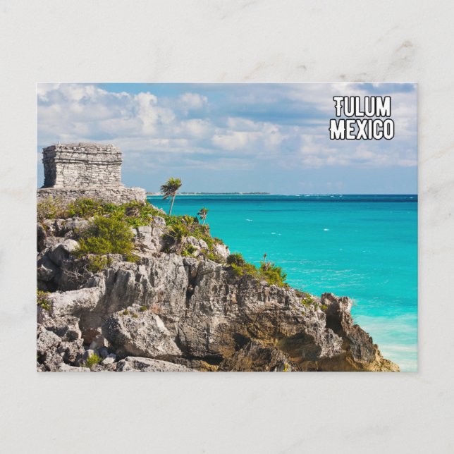 Tulum Mexico Postcard Postkarte (Vorderseite)