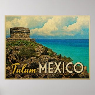Tulum Mexiko Poster