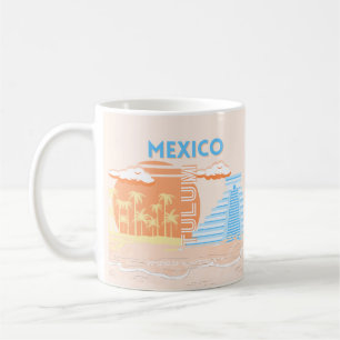 Tulum, Mexiko, Reisemöglichkeiten, Summer Beach Kaffeetasse