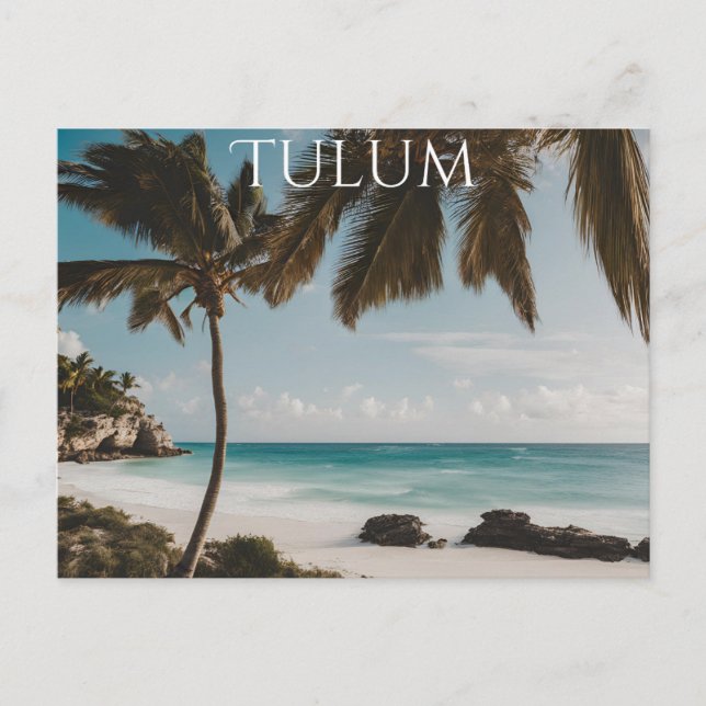 Tulum Postkarte (Vorderseite)