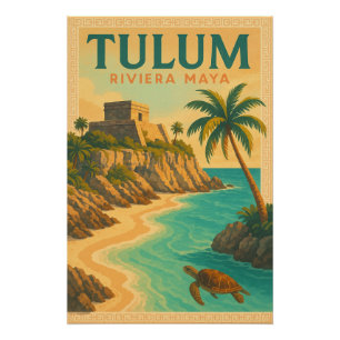 Tulum – Riviera Maya Reise Poster