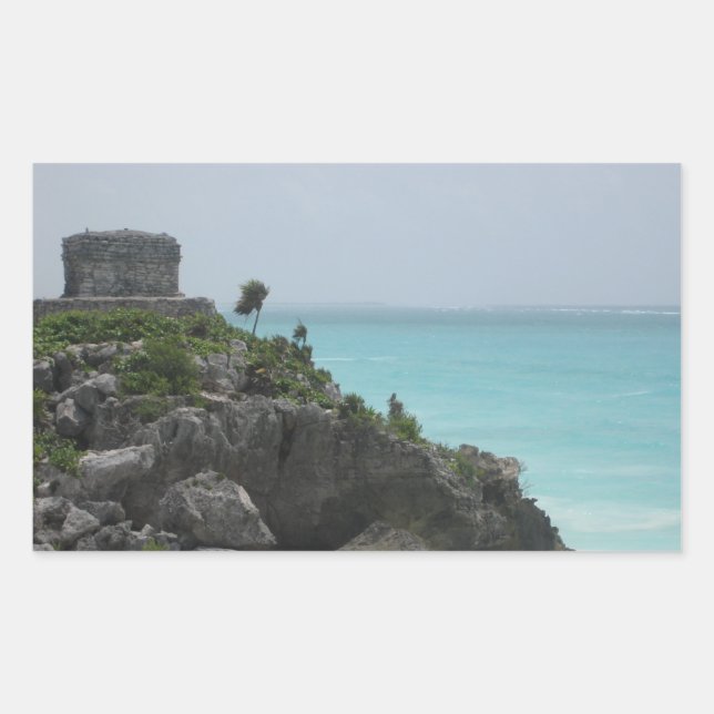Tulum Ruin Sticker (Vorderseite)