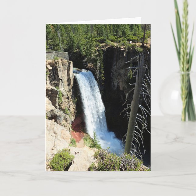 Tumalo Falls, Bend, Oregon Karte (Vorderseite)