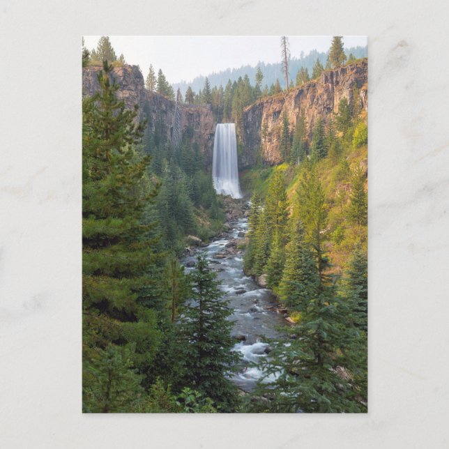 Tumalo Falls in Bend Oregon Postkarte (Vorderseite)