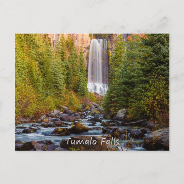 Tumalo Falls Postkarte (Vorderseite)