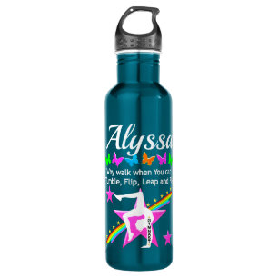 TUMBLATT GYMNAST PERSONALISIERTE WASSERFLASCHE EDELSTAHLFLASCHE