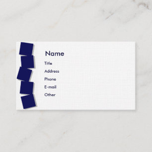 Tumble Blocks Visitenkarte