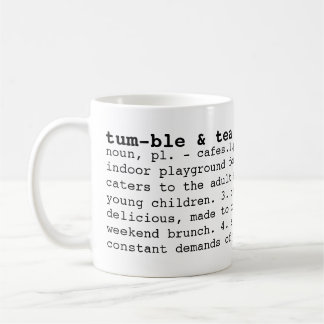 Tumble- u. Teecaféwörterbuch-Tasse Kaffeetasse