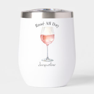 Tumbler à vin Amoureux de Vin Rosé Toute la Journé