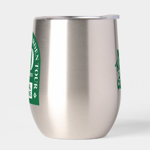 Tumbler à vin commémoratif de la tournée des maiso