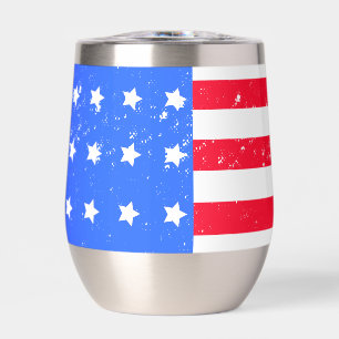 Tumbler à vin sans pied à tige drapée AmeriChic