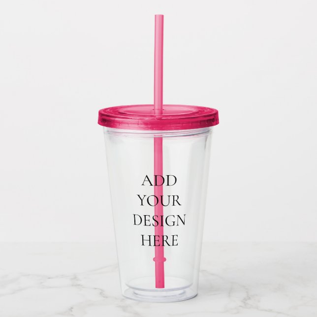 Tumbler Acryltrinkbecher (Vorderseite)