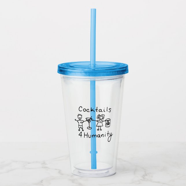 Tumbler Acryltrinkbecher (Vorderseite)